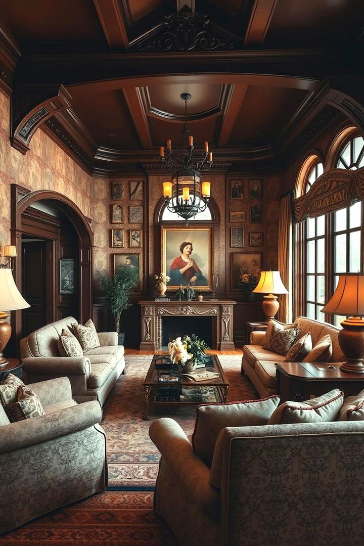 Timeless Traditional Comfort - 22 Sunken Living Room Ideas