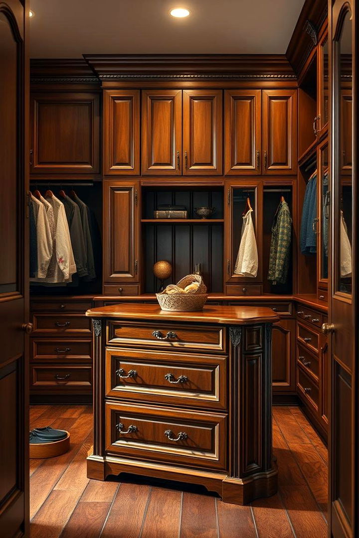 Timeless Traditional Elegance - 22 Closet Island Ideas
