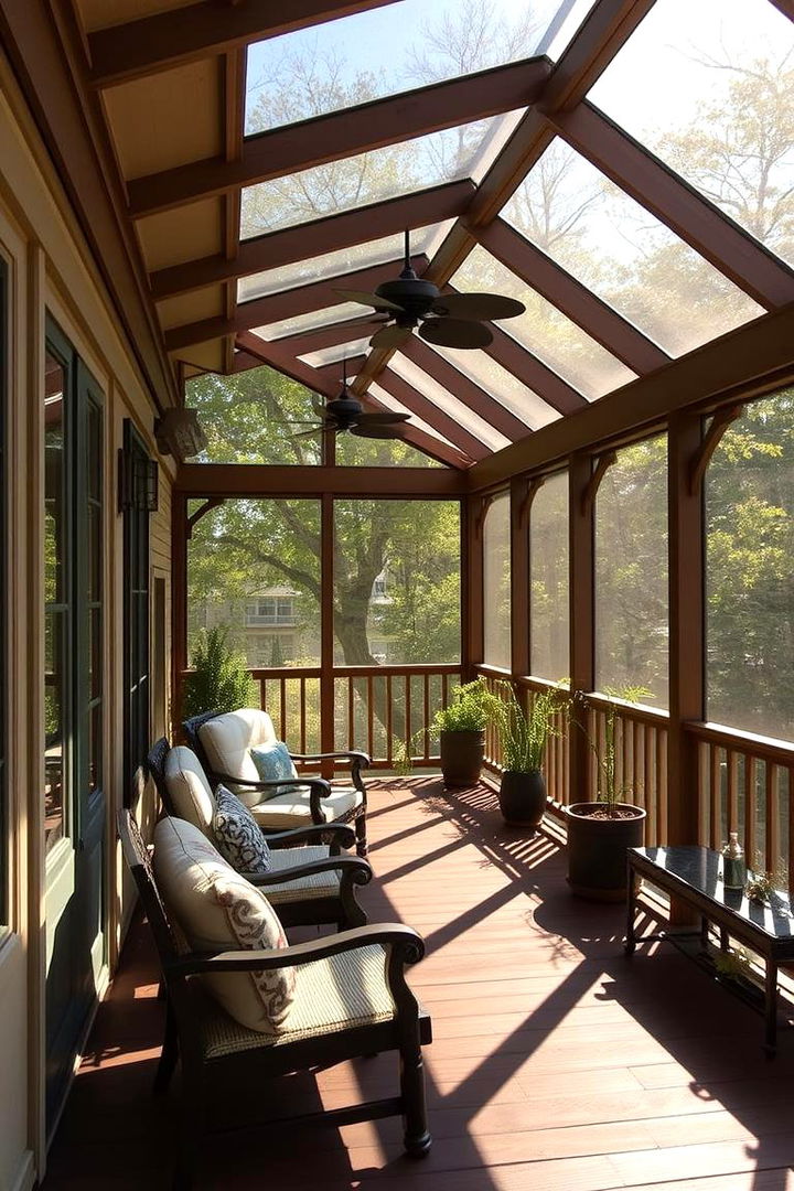 Timeless Traditional Screened In Design - 22 Screened-in Deck Ideas