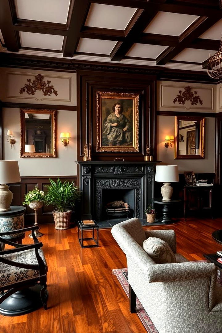 Timeless Traditional Warmth - 22 Black and Brown Interior Design Ideas