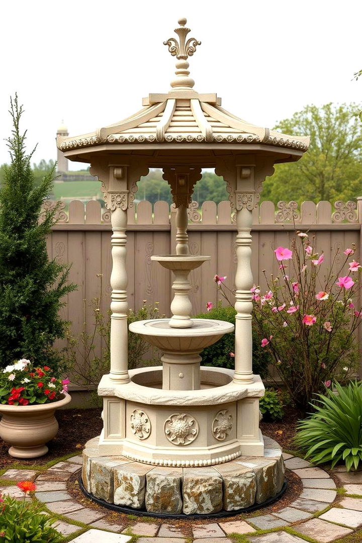Timeless Traditional Wishing Well - 22 Outdoor Wishing Well Garden Ideas