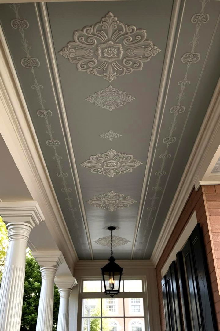 Timeless Vintage Appeal - 22 Vinyl Porch Ceiling Ideas