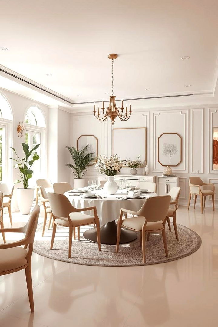 Timeless White and Beige - 22 Neutral Dining Room Ideas