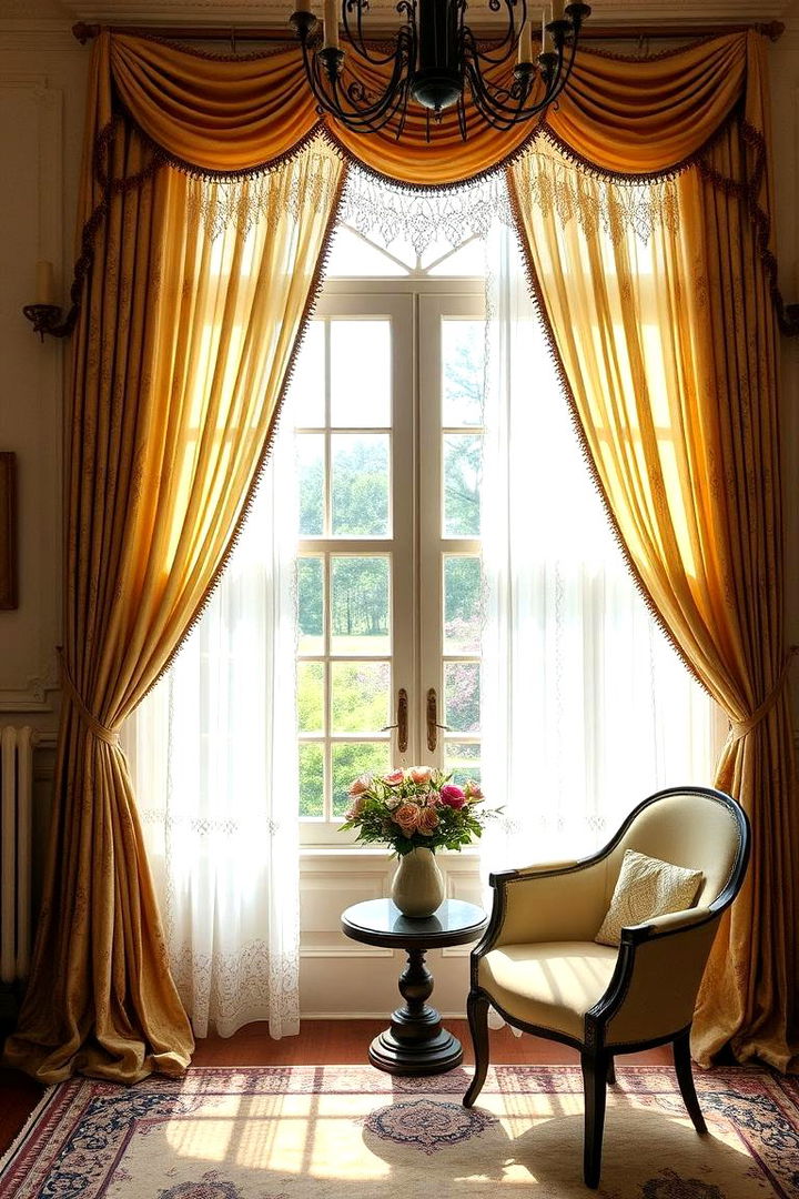 Timeless Window Treatments - 22 Vintage Living Room Ideas