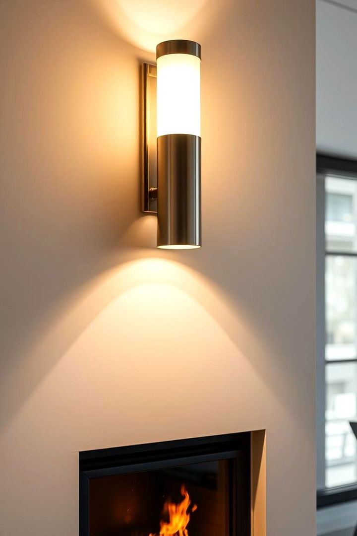 Timelessly Modern - 22 Fireplace Sconces Ideas