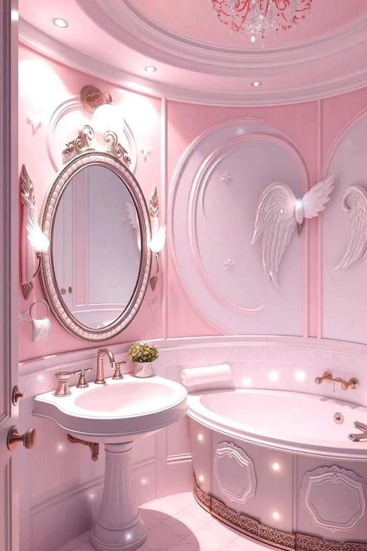 Tinker Bell Sparkle Accents - 22 Disney Bathroom Ideas