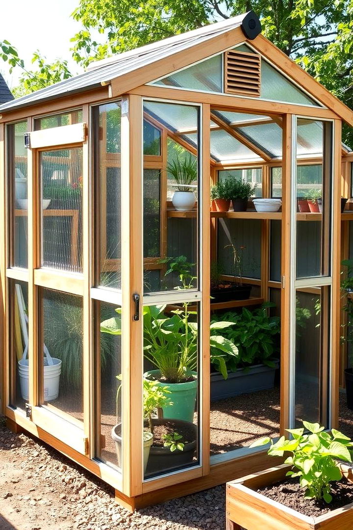 Tiny Greenhouse Shed - 22 Garden Shed Ideas