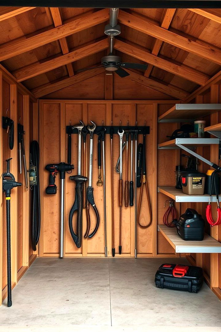Tool Organizers in Outdoor Sheds - 22 Outdoor Storage Ideas