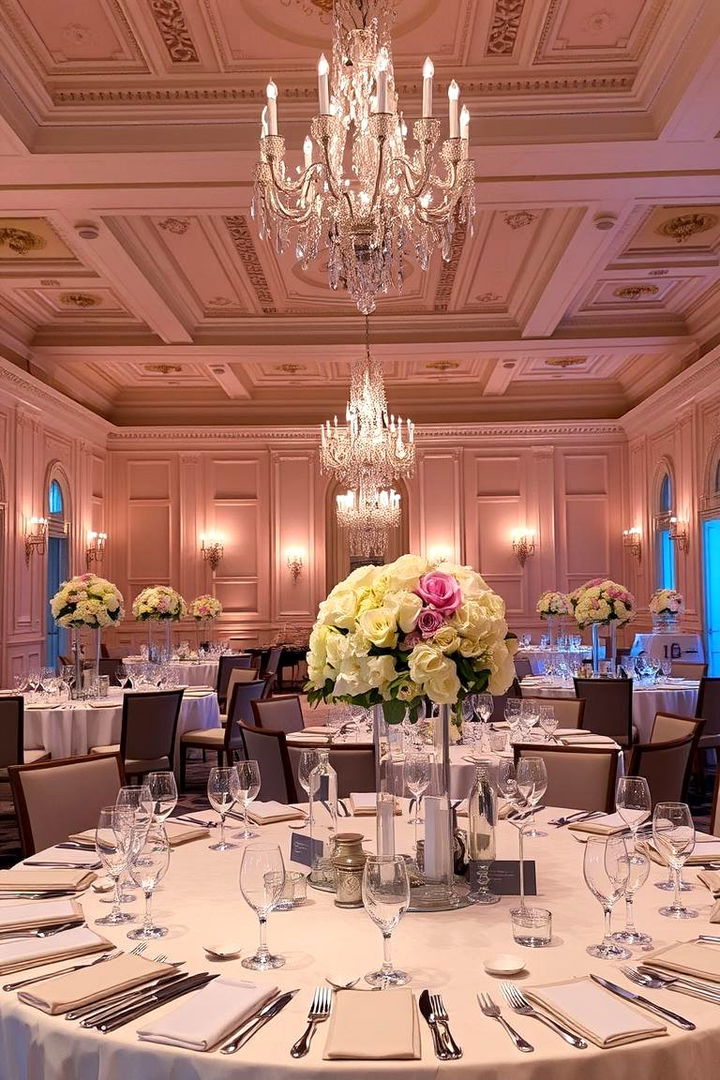 Traditional Banquet Setting - 22 Wedding Rehearsal Dinner Ideas