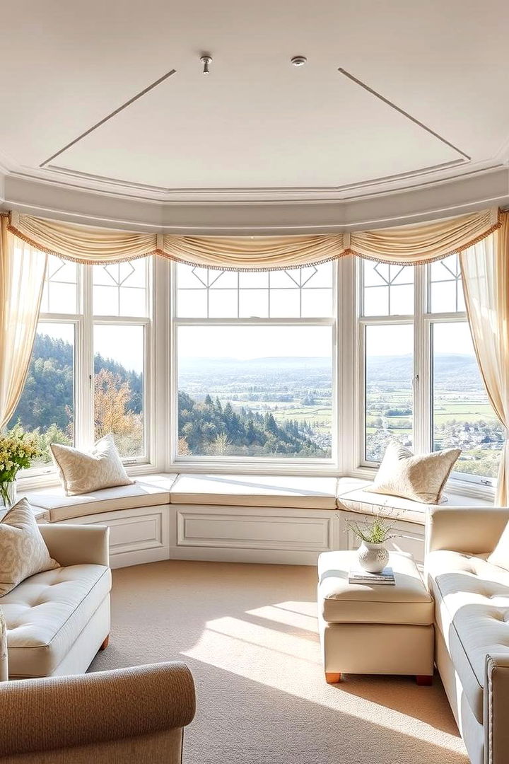 Traditional Bay Windows - 22 Traditional Living Room Ideas