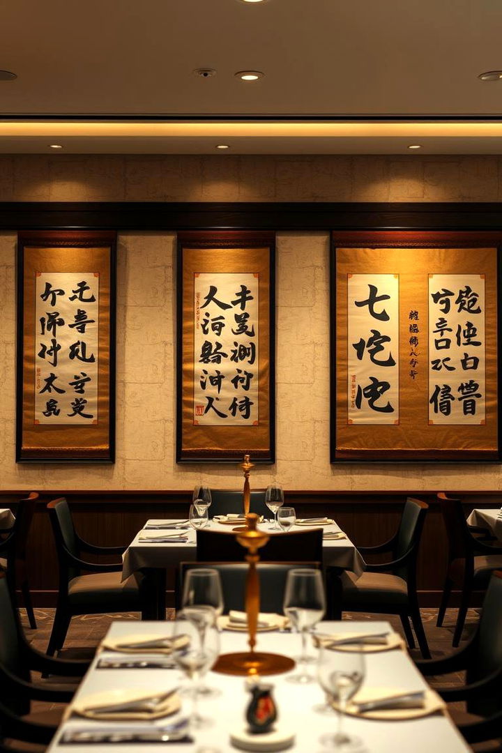 Traditional Calligraphy Displays - 22 Japanese Dining Room Ideas