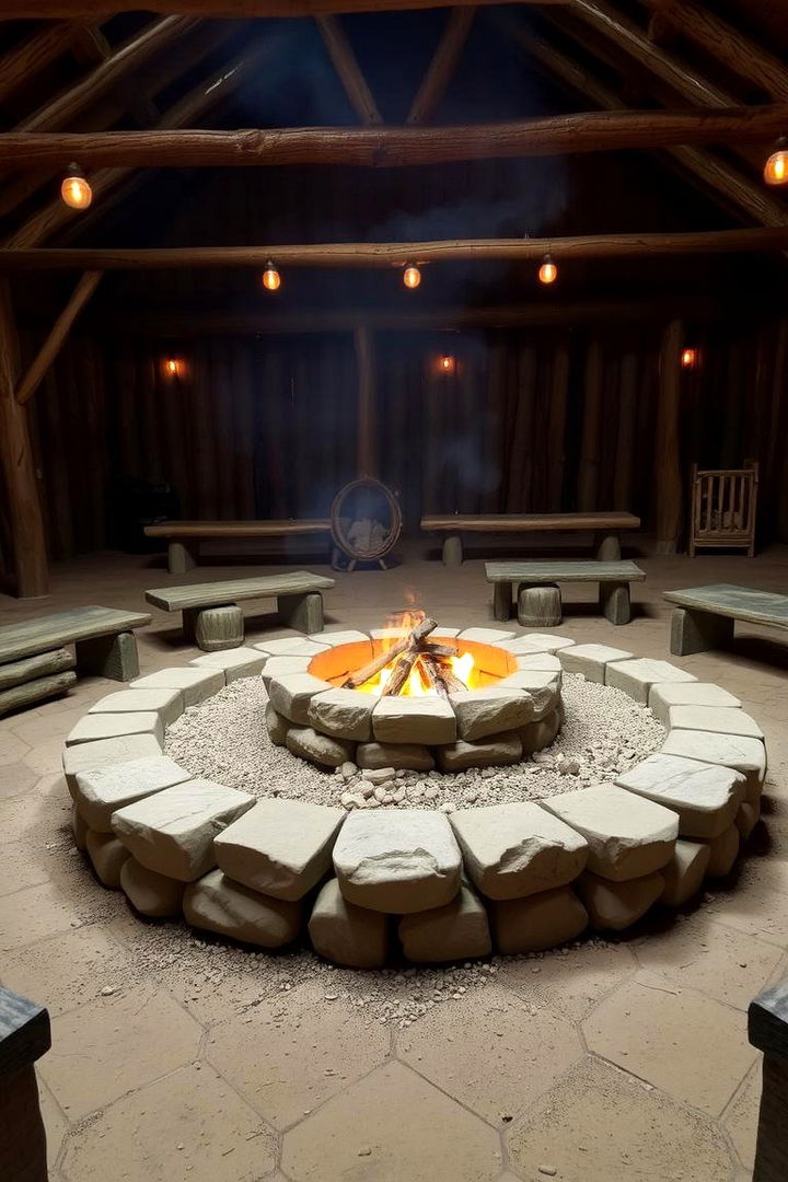 Traditional Campfire Area - 22 Fire Pit Ideas