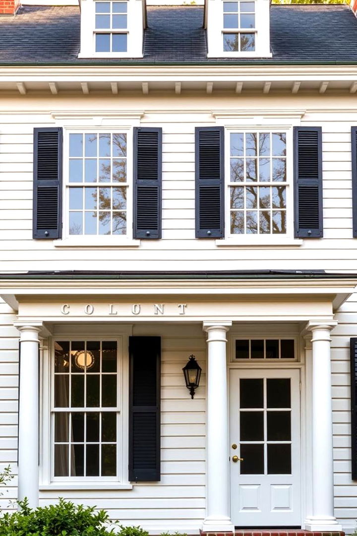 Traditional Colonial Trim Designs - 22 Exterior Window Trim Ideas