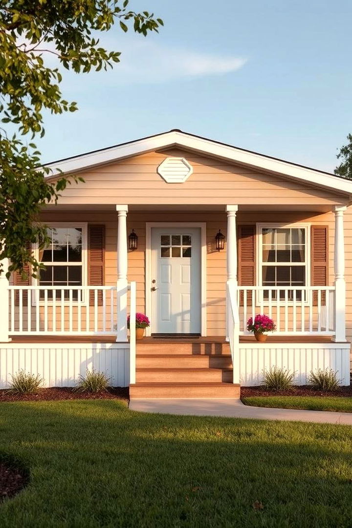 Traditional Curb Appeal Designs - 22 Mobile Home Siding Design Ideas