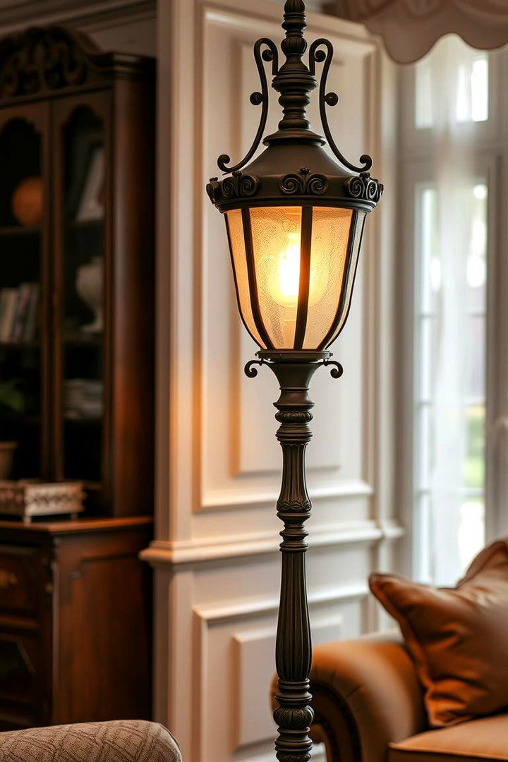 Traditional Elegance and Warmth - 22 Living Room Floor Lamp Ideas and Inspiration