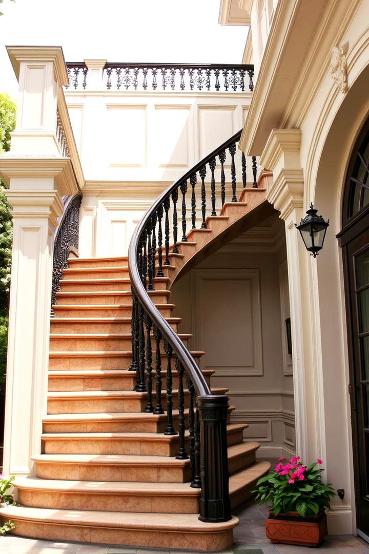 Traditional Elegance with Moldings - 22 Patio Steps Ideas