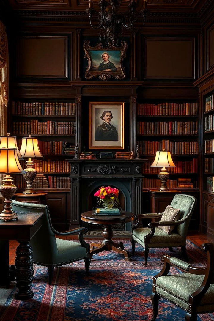 Traditional Elegant Reading Room - 22 Reading Room Ideas