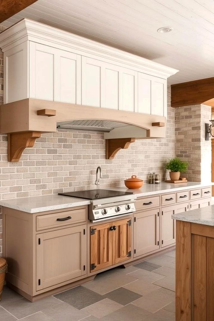 Traditional Farmhouse Outdoor Kitchen - 22 Outdoor Kitchen Designs