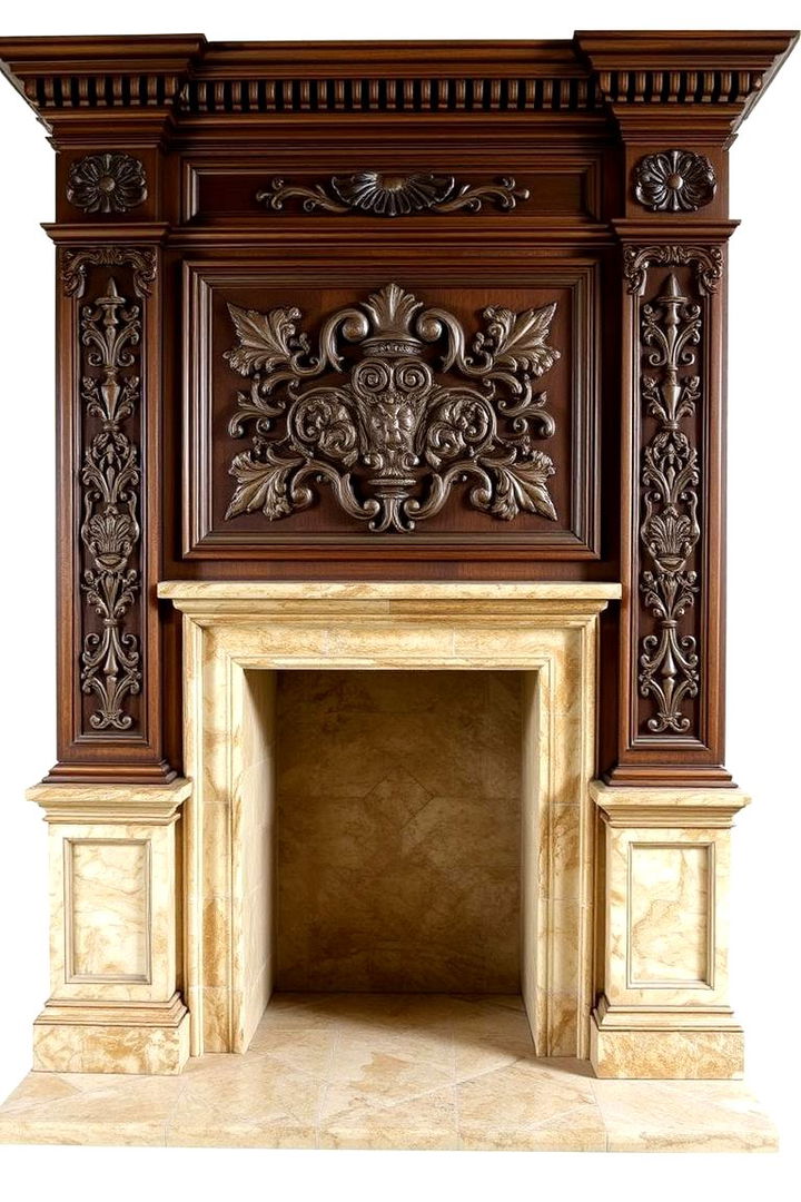 Traditional Fireplace Surrounds - 22 French Country Fireplace Ideas