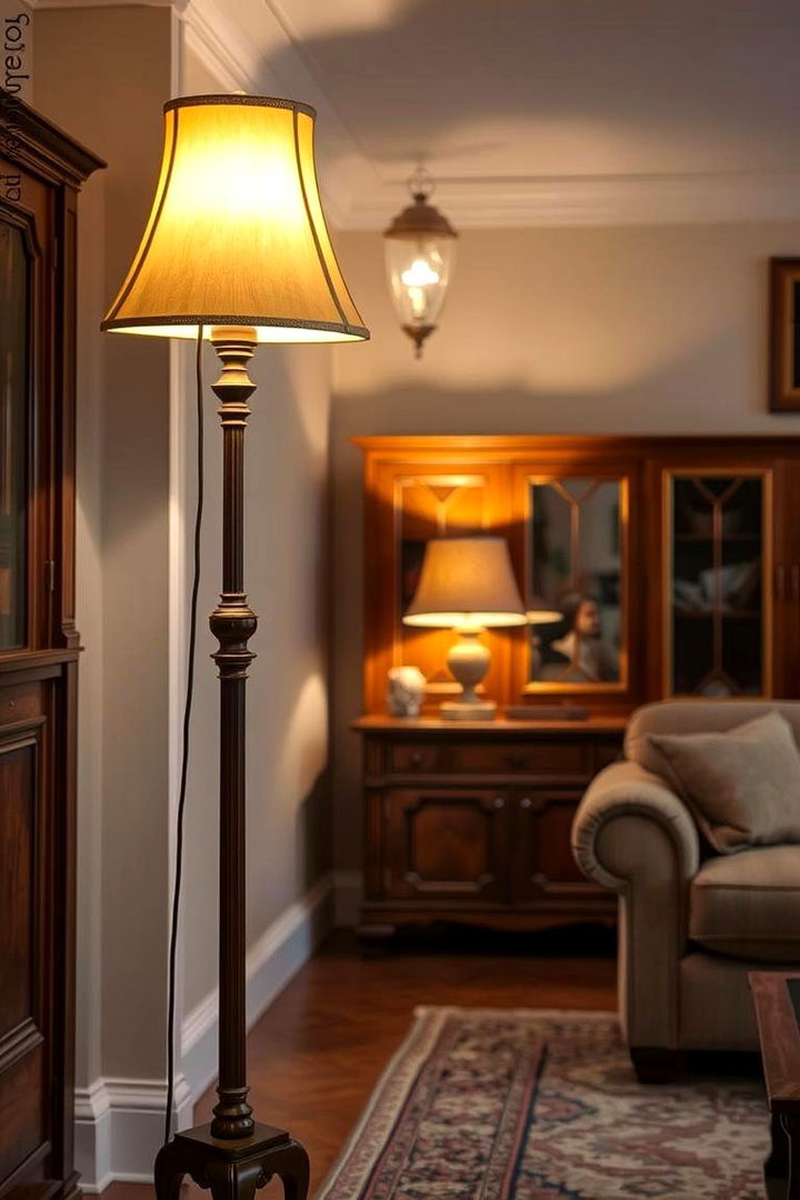 Traditional Floor Lamps - 22 1950s Living Room Ideas