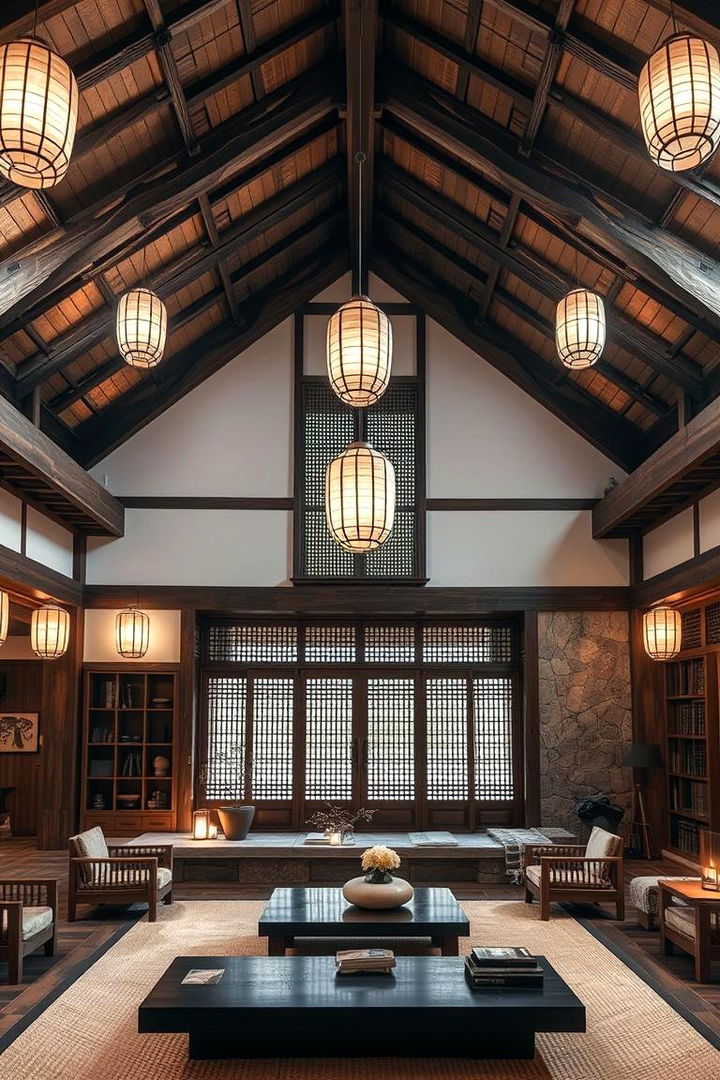 Traditional Hanok Influences - 22 Korean Living Room Ideas