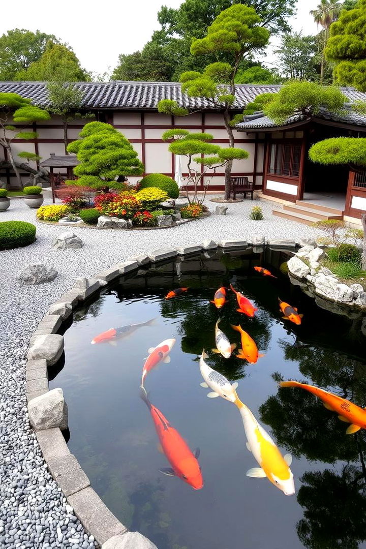 Traditional Japanese Koi Garden - 22 Koi Pond Ideas