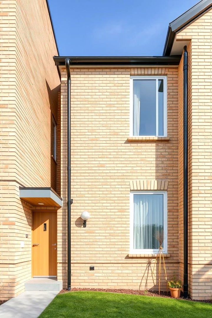 Traditional Meets Contemporary - 22 Beige Brick Exterior Home Ideas
