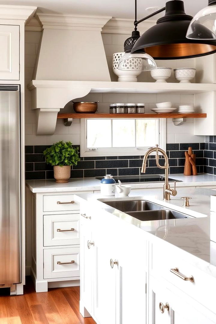 Traditional Meets Modern Fixtures - 22 Japandi Kitchen Ideas