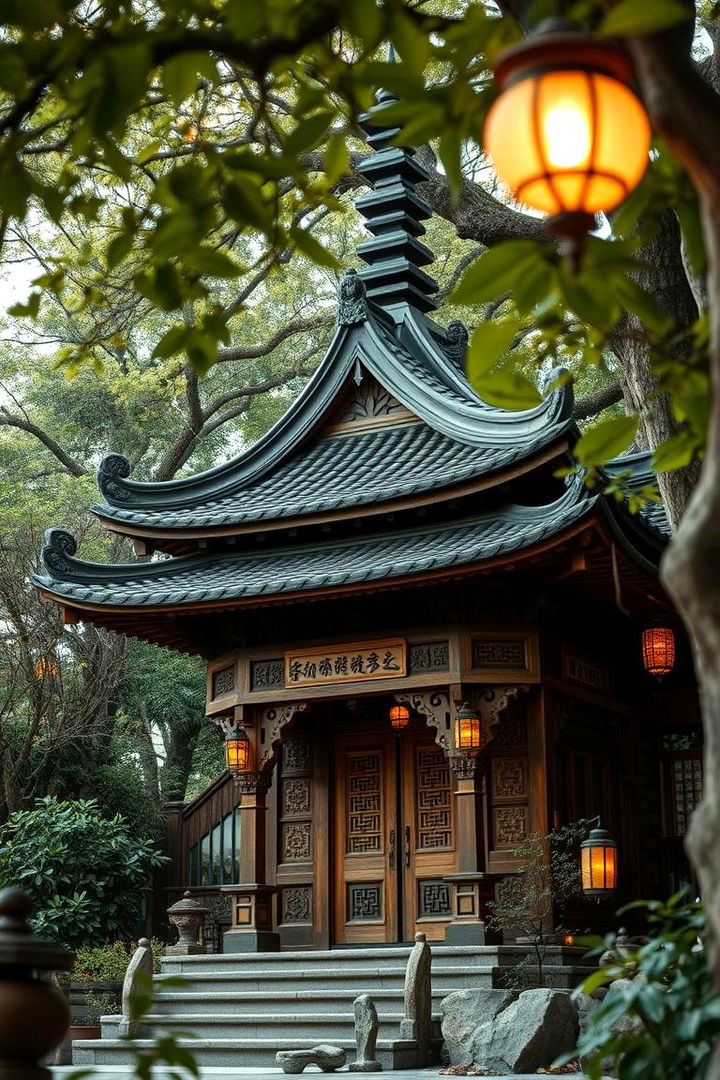 Traditional Pagoda Accents - 22 Asian Landscaping Ideas