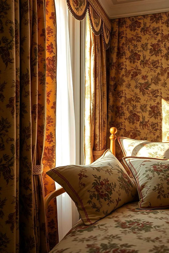 Traditional Patterned Textiles - 22 Grandmillennial Style Bedroom Ideas