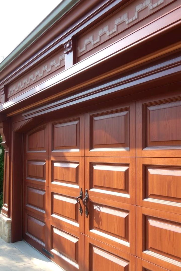 Traditional Raised Panel Trim - 22 Exterior Garage Door Trim Ideas