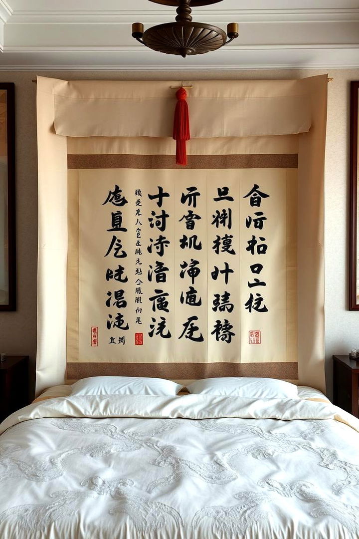 Traditional Scroll Art - 22 Chinoiserie Bedroom Ideas