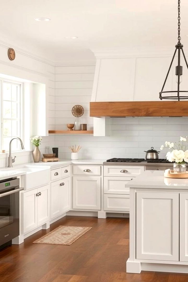 Traditional Shiplap Infused with Contemporary Flair - 22 Kitchen Shiplap Ideas With Kitchen Island Ideas