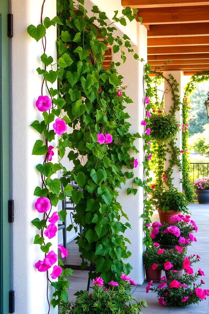 Traditional Spanish Vines - 22 spanish style front porch ideas