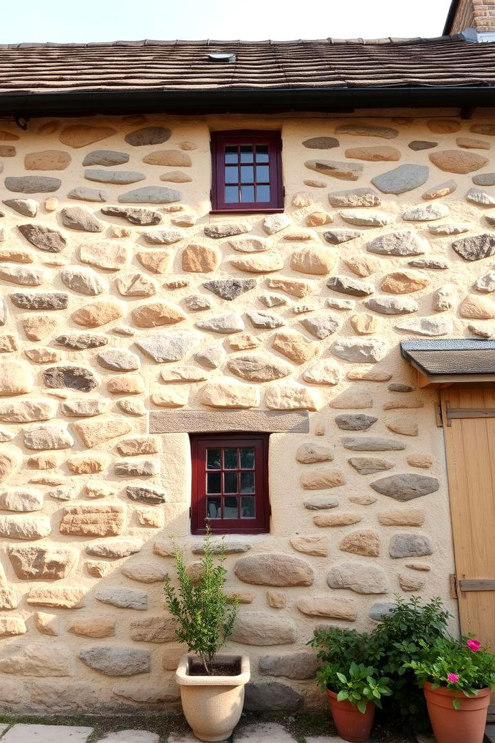 Traditional Stone Cottage Look - 22 Stone Wall Ideas