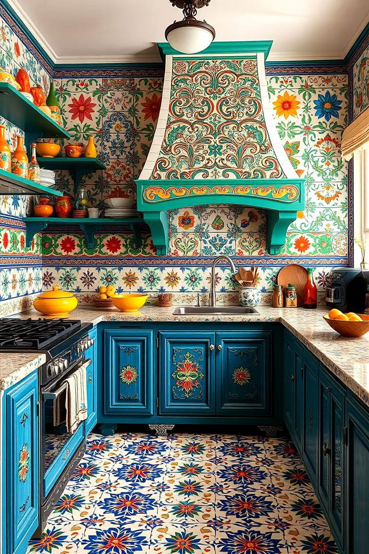 Traditional Talavera Tile Designs - 22 Southwestern Kitchen Ideas