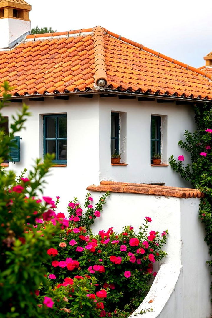 Traditional Terra Cotta Roofing - 22 Spanish Mediterranean House Ideas
