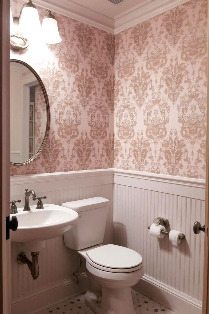 Traditional Wallpaper Patterns - 22 Traditional Bathroom Ideas