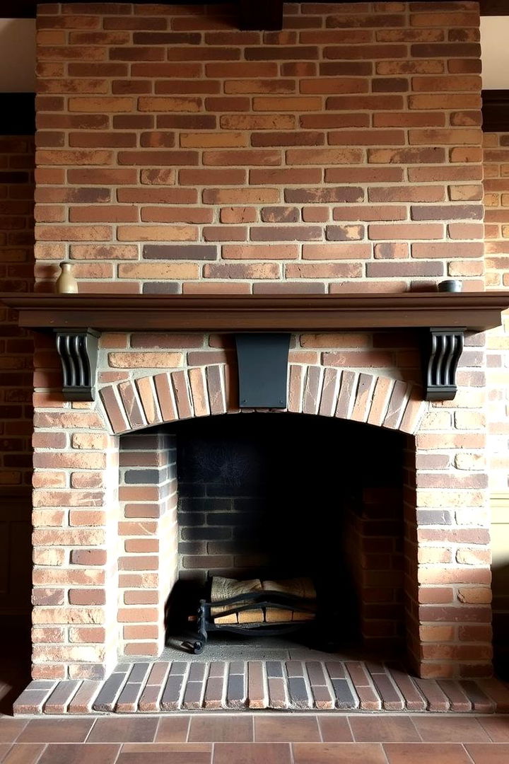 Traditional Warmth and Heritage - 22 Brick Fireplace Ideas