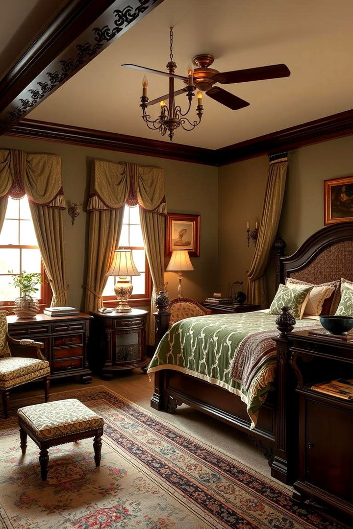 Traditional Warmth in Sage Green - 22 Sage Green Bedroom Ideas