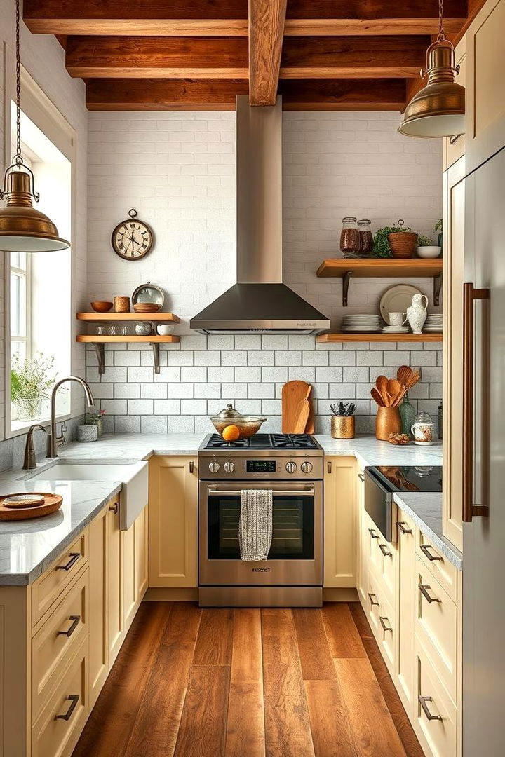 Traditional and Modern Fusion - 22 Split Level Kitchen Design Ideas