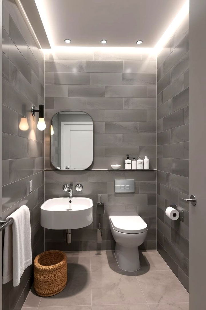 Tranquil Bathroom Retreat - 22 Grey and White House Interior Design Ideas