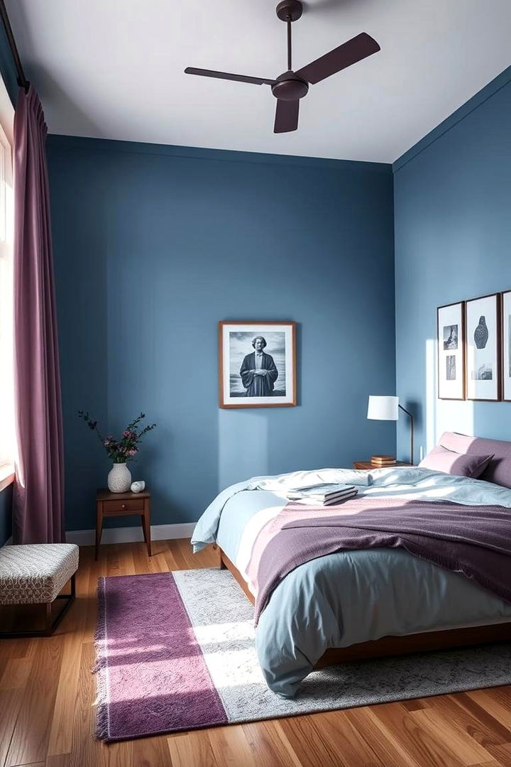 Tranquil Blue Hues - 22 Blue and Purple Bedroom Ideas