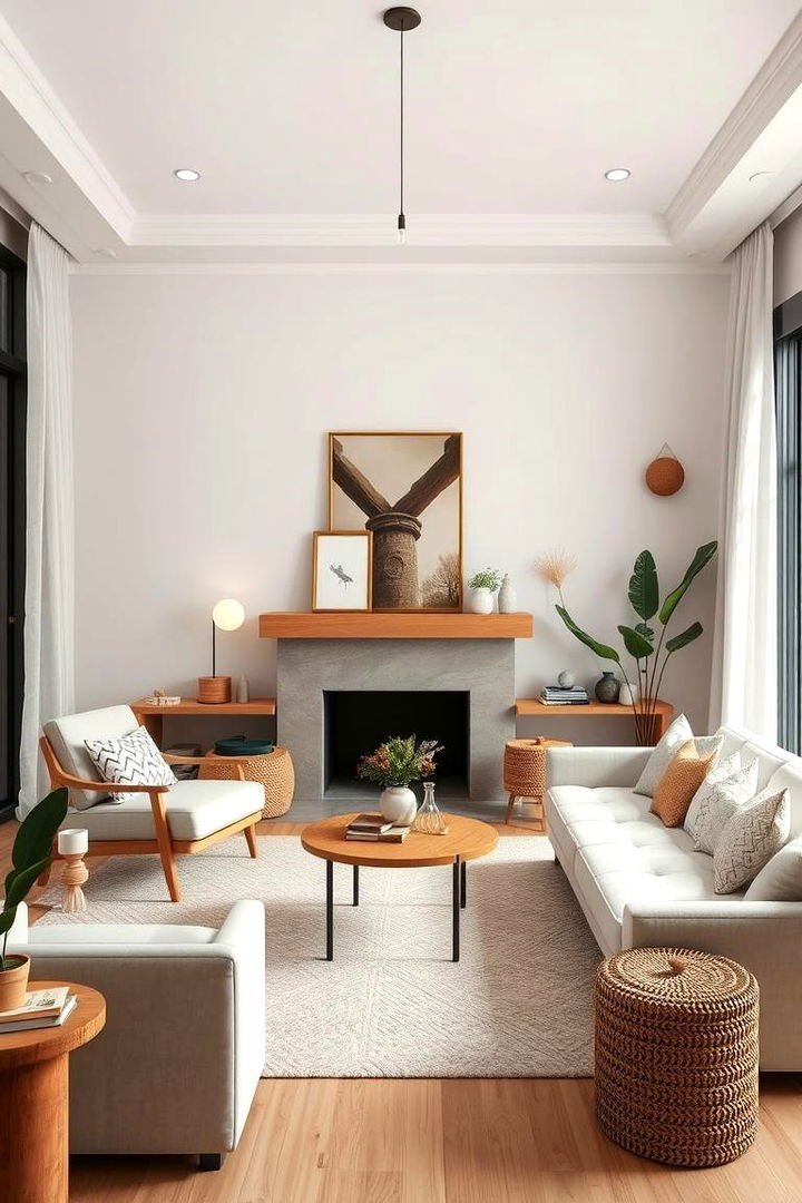 Tranquil Design Balance - 22 Neutral Living Room Ideas
