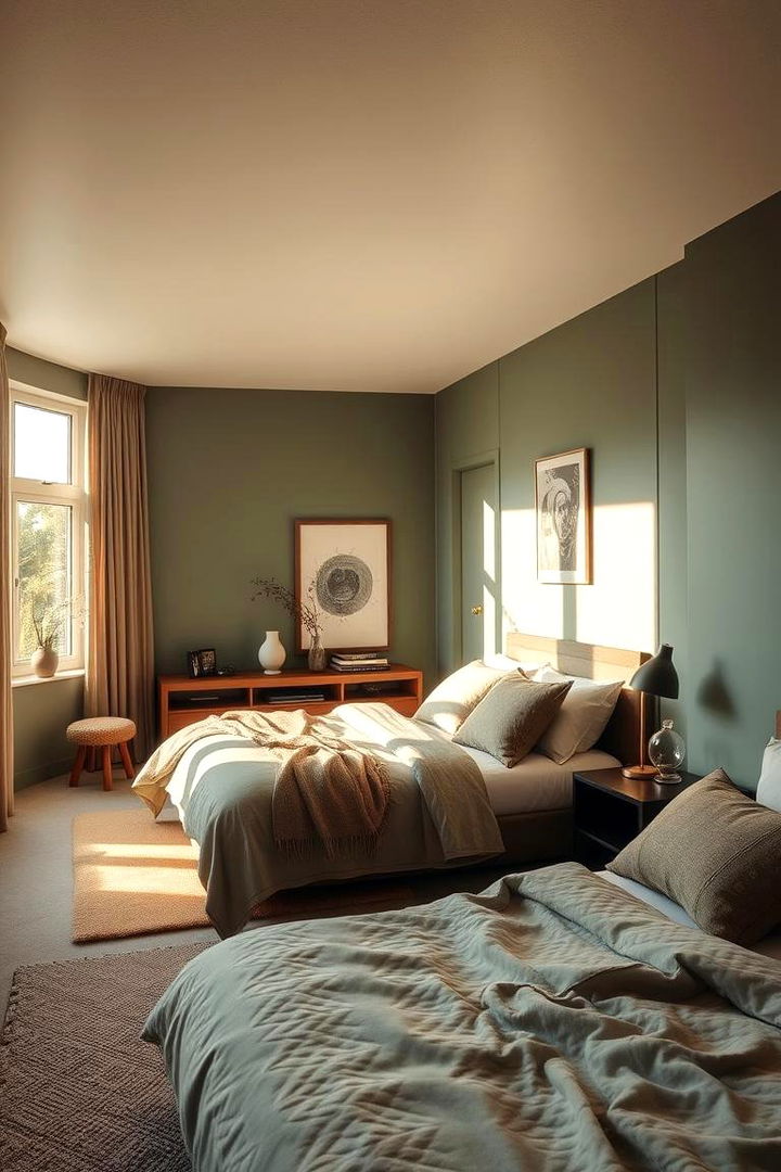 Tranquil Escape Relaxing Natures Palette - 22 Green and Brown Bedroom Ideas