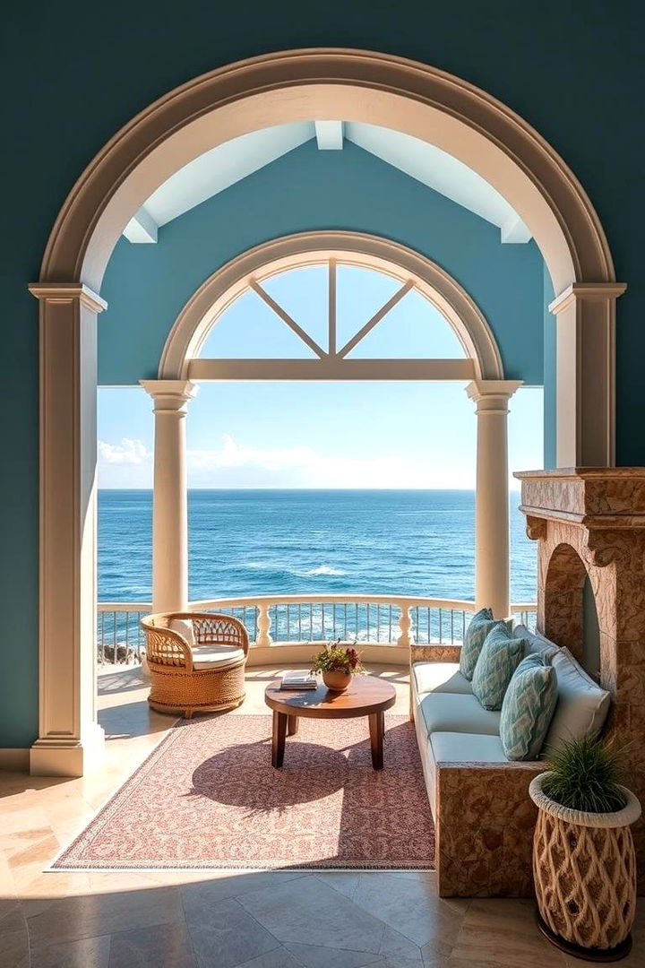 Tranquil Ocean Blue - 22 blue exterior house paint ideas