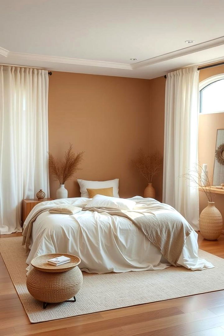 Tranquil Tan Getaway - 22 Tan Bedroom Ideas