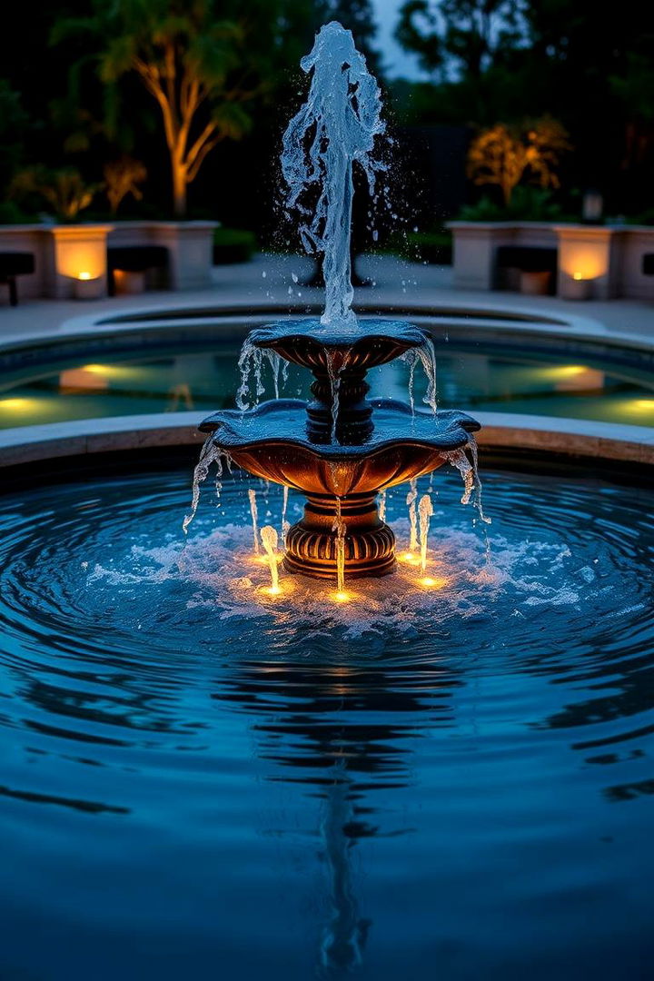 Tranquil Water Features - 22 Front Yard Landscaping Ideas