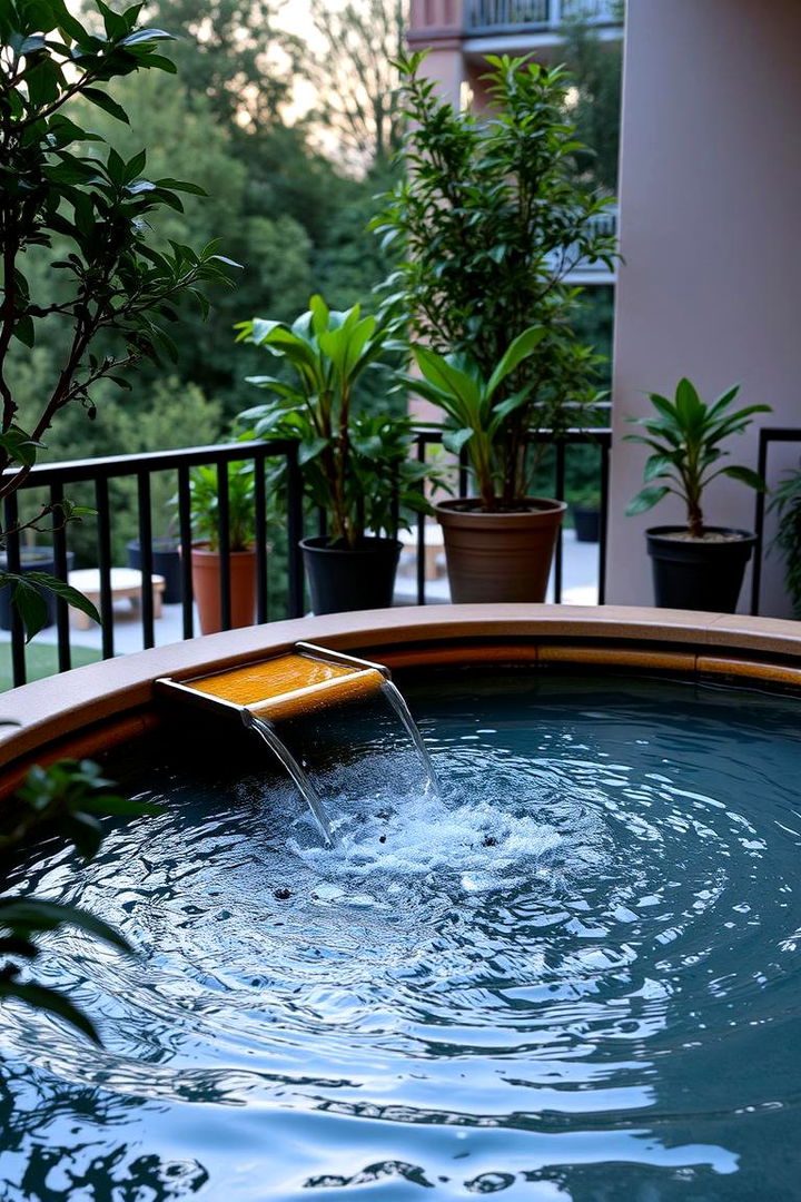 Tranquil Water Features - 22 Small Balcony Ideas