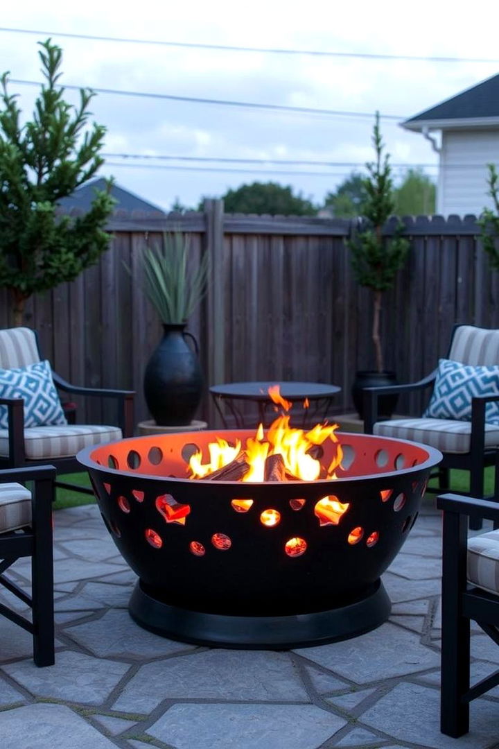 Transformative Backyard Centerpiece - 22 Metal Fire Pit Ideas